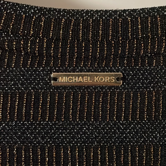 Michael Kors black/silver/gold size small dress - Picture 4 of 9